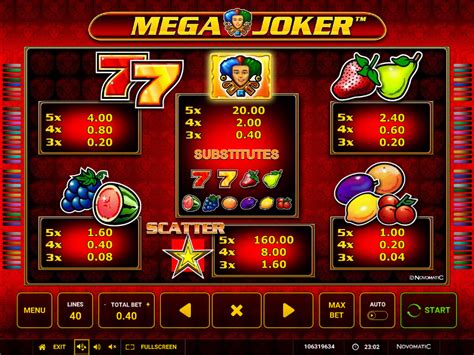 mega joker slot demo.